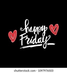 Happy Friday greeting card