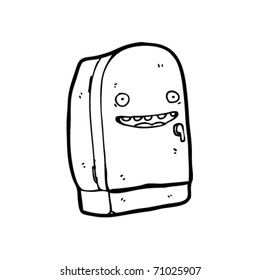 happy fridge cartoon