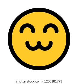 happy friendly emoji