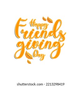 Happy Friends giving Vector template 
