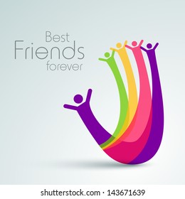 Happy Friendship day background.