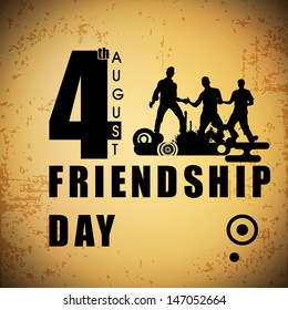 Happy Friendship Day background.