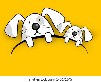 Feliz Día de la Amistad con dos lindos perros.