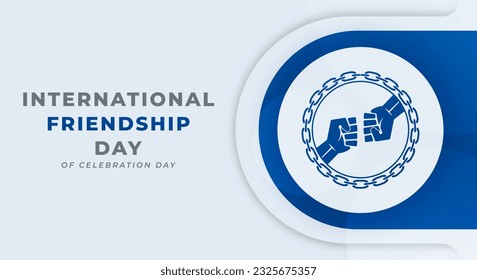 Happy Friendship Day Celebration Vector Design Illustration for Background, Poster, Banner, Advertising, Greeting Card