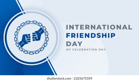 Happy Friendship Day Celebration Vector Design Illustration for Background, Poster, Banner, Advertising, Greeting Card