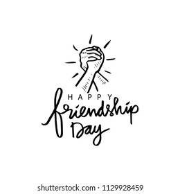  Happy Friendship day  greeting card.