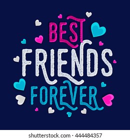 Happy Friendship Day Greeting Design 