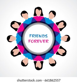Happy Friendship Day Greeting stock vector