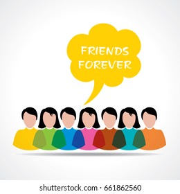 Happy Friendship Day Greeting stock vector