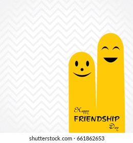 Happy Friendship Day Greeting stock vector