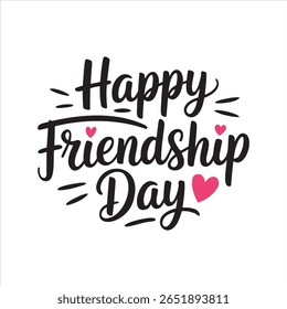 Happy Friendship Day greeting: A vibrant and heartwarming greeting for Friendship Day, celebrating the bonds of friendship with a touch of sweetness, love and sharing.