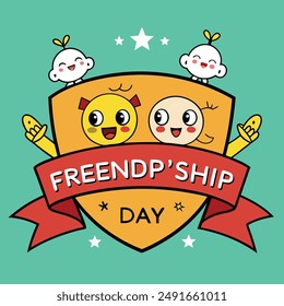 Happy friendship day illustration
designs