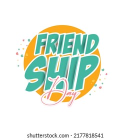 Happy Friendship Day illustration. Friends with stack of hands showing unity and teamwork, top view. females friends hug each other all together 
