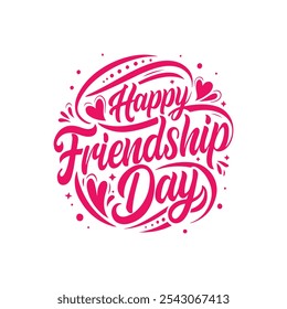Happy Friendship Day Illustration for Social Media
