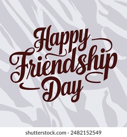 Happy Friendship Day illustration vector file 