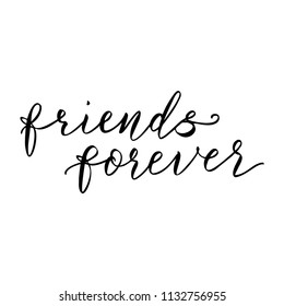 Happy Friendship Day Lettering Print Design Stock Vector (Royalty Free ...