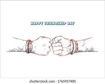 happy friendship day poster design