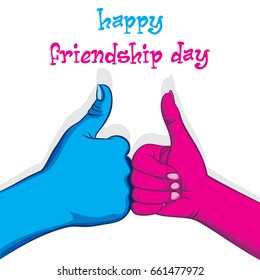 Happy Friendship Day Poster Design