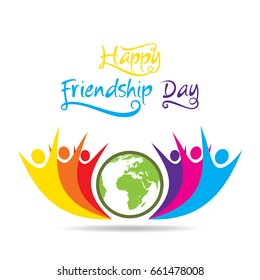 happy friendship day poster design, global friendship