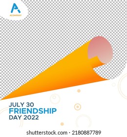 Happy Friendship Day Social Media Post Template