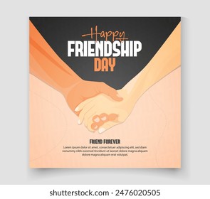 Happy Friendship Day social media wish template
