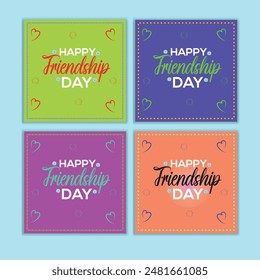 Happy Friendship Day Social Media post
