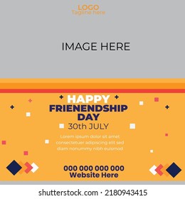 Happy Friendship Day Templates Design