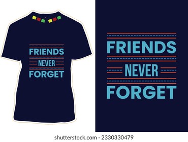 Happy Friendship Day T-shirt Design


