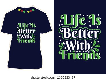 Happy Friendship Day T-shirt Design


