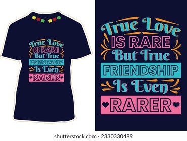 Happy Friendship Day T-shirt Design


