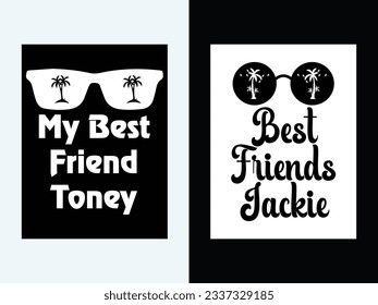 Happy Friendship Day T-Shirt Design Template