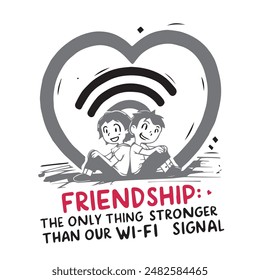 Happy Friendship day tshirt design