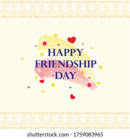 Happy friendship day vector graphics