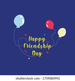 Happy friendship day vector graphics