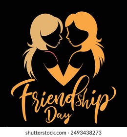Happy Friendship Day vector illustration.