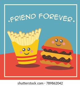 Happy Friendship Illustration