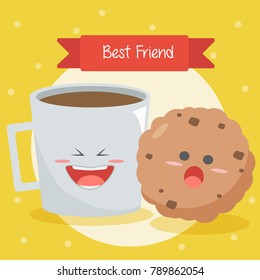 Happy Friendship Illustration