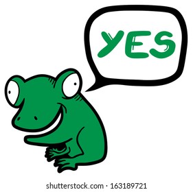 Happy frog
