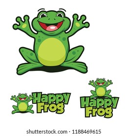 Happy Frog Cartoon