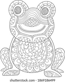 Animal Mandala Coloring Pages Hd Stock Images Shutterstock