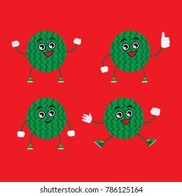 happy fruits character