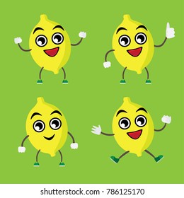 happy fruits character