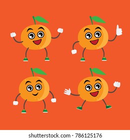happy fruits character