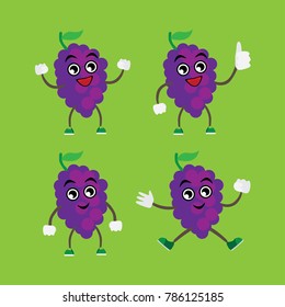happy fruits character
