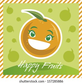 Happy Fruits Orange