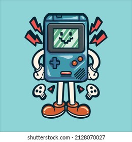 happy game cartoon vector design