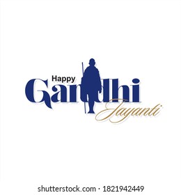 Happy Gandhi Jayanti Banner | Illustration