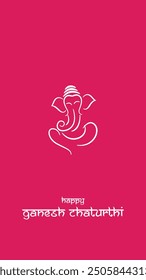 Happy ganesh chaturthi celebration vector. Lord Ganesh Chaturthi background. Ganesh Aagman Celebration
