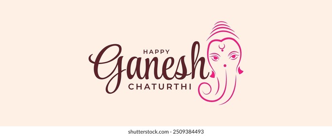 Feliz Ganesh Chaturthi Redes Sociales Post Plantilla, Anuncio de Web, Tarjetas de Felicitación, Impresión, Camisetas, Pósters y Anuncios