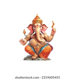 Happy Ganesh Chaturthi, Vector Illustration.